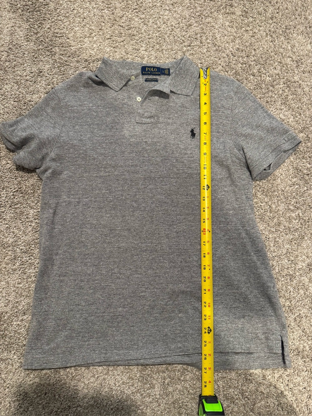 Men’s L Polo custom slim fit